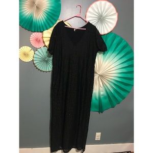 ASOS crochet lace maxi dress